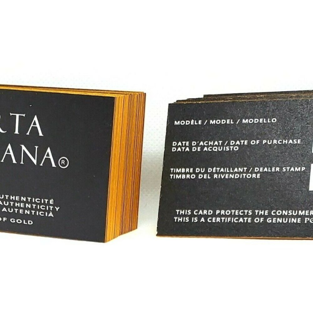 COPY - NEW PORTA ROMANA VINTAGE GOLD MOD.132 BLUE… - Picture 5 of 6